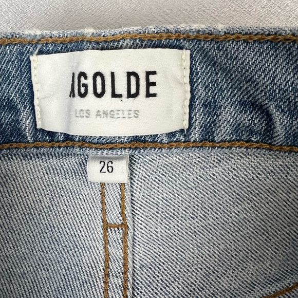 Agolde High waisted Cropped Riley jeans Size 26 - Picture 4 of 11